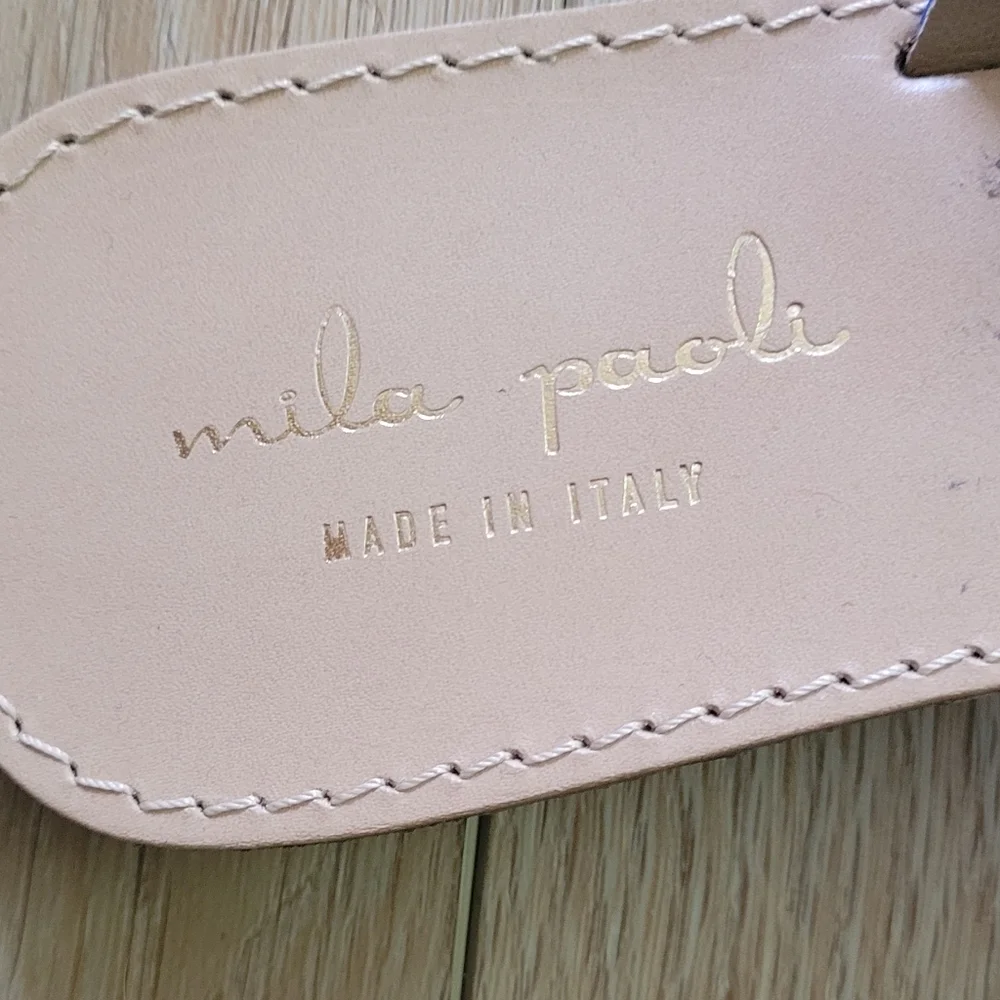 Mila Paoli Felix suede blue slides - Picture 2 of 2